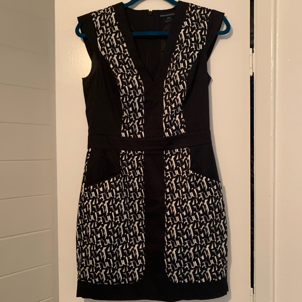 French Connection black and white dress - size 8